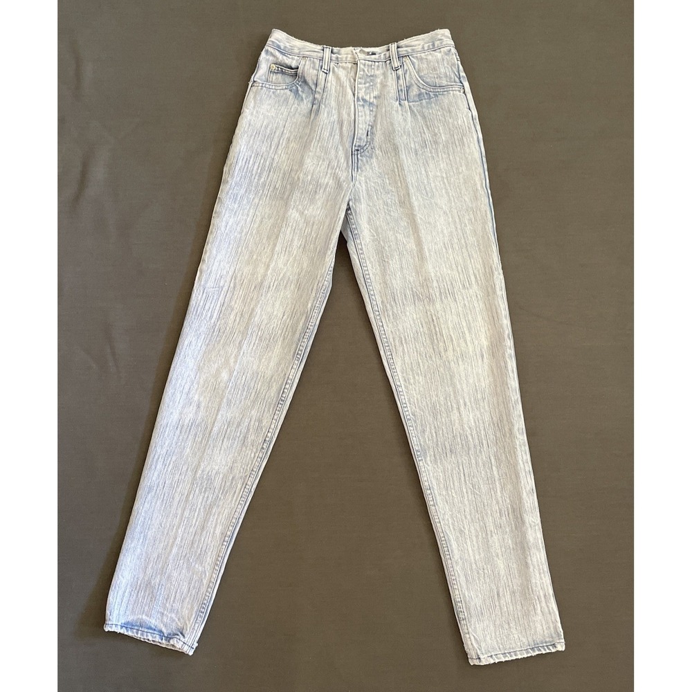 Vtg Panhandle Slim Extra Light Wash Denim Jeans High Waisted Size 13/14